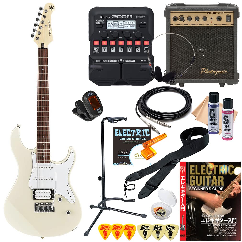 YAMAHA⭐️パシフィカ PAC112 ヤマハ エレキギター 初心者向け YAMAHA PACIFICA112JL BL(ブラック) エレキギター初心者14点