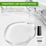 JODSONE 2 Bouteilles 10ml De Top Coat Base Coat Gel Polish Set Bright Surface At Home DIY Cadeau de fille au salon des ongles