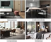 Vista 8 de Tira de transición de nariz de metal para escaleras, grano de madera, para interiores de 0.8 in de ancho, protectores de borde de madera