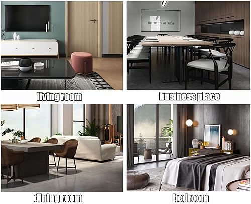 Miniatura 8 de Tira de transición de nariz de metal para escaleras, grano de madera, para interiores de 0.8 in de ancho, protectores de borde de madera