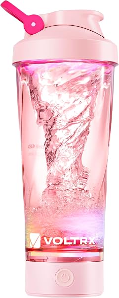 Voltrx Premium Electric Protein Shaker, 600 ml, BPA Free, USB Rechargeable Protein Shake Mixer - 5