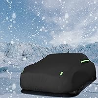 Vista 8 de Funda impermeable para automóvil de ajuste personalizado para Dodge Charger 2006-2022 2023 6 capas para todo tipo de clima, impermeable, sol