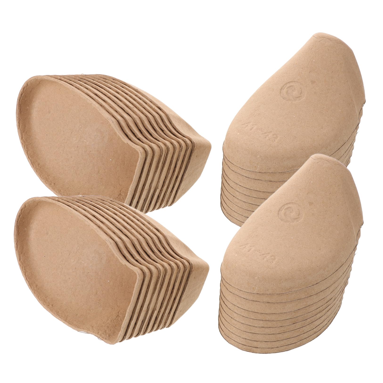 Didiseaon 50 Paires Étireur de Chaussures en Pâte à Papier pour Pressing Commercial, Semelles Légères Anti-déformation pour Chaussures Eu 41-43, Usage Facile en Boutiques de Nettoyage