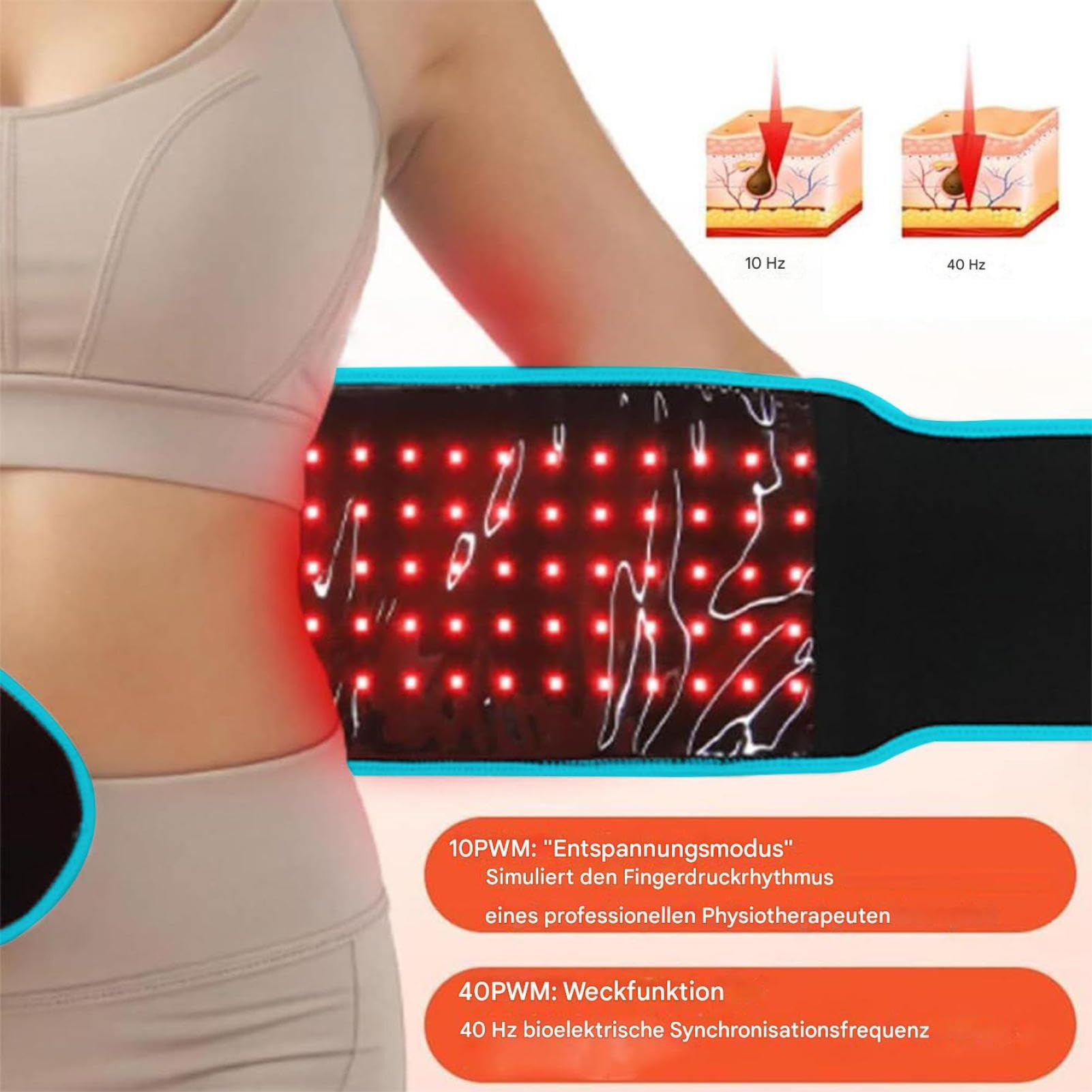 Faja Reductora para Mujer Accesorio de Firmeza Cutánea con Luz | Cinturón Entrenador De Cintura para Mujeres en Casa Oficina Gimnasio Caminar Yoga Pilates Viaje Bailarinas y Atletas