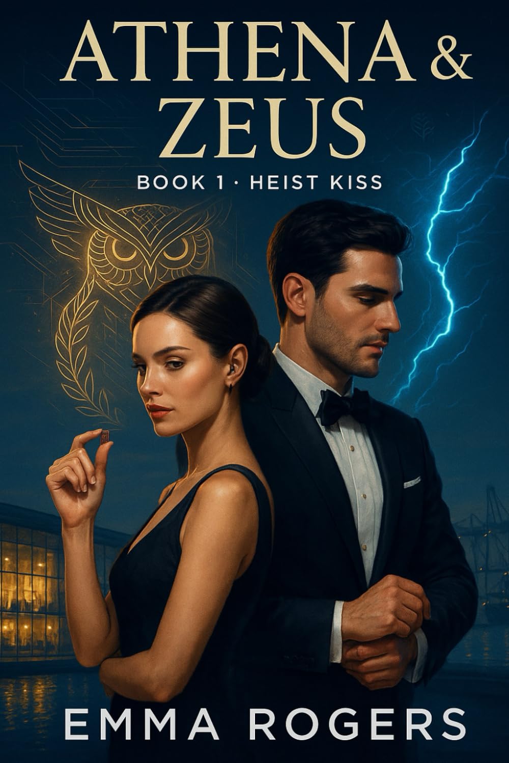 Heist Kiss: Romantic-suspense heist in a midnight coastal city—at a glittering museum gala, a stolen microchip. She Built the AI Athena. He Hunts the ... They’ll Save the World. (Athena & Zeus)