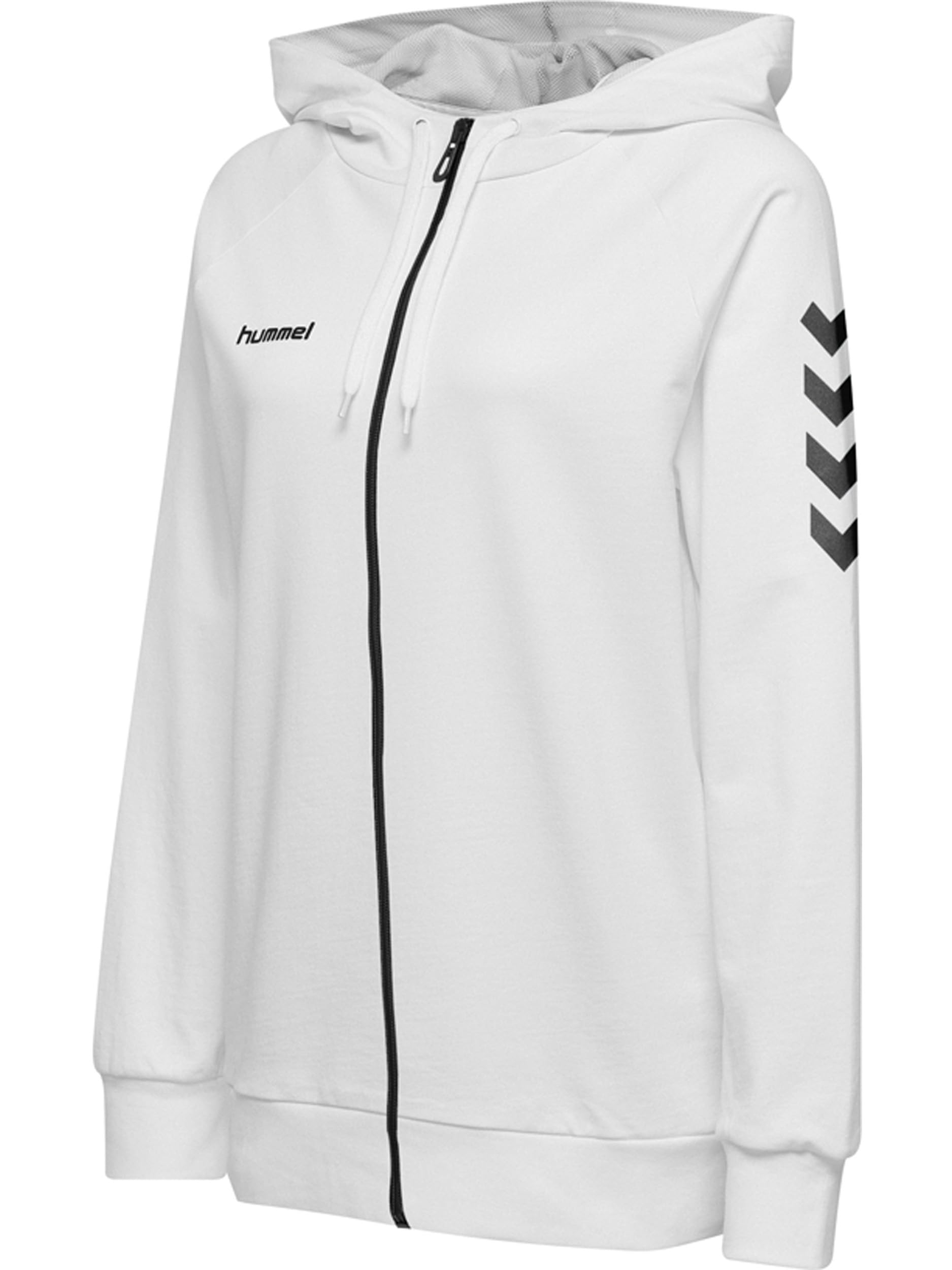 hummel Hmlgo Cotton Zip Hoodie, womens, Hooded Sweatshirt, 204232-6140, Evergreen, XS