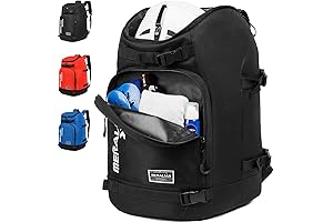 50L Waterproof Youth Ski Bag for Snowboard Boots, Helmet, Goggles, and Outerwear
