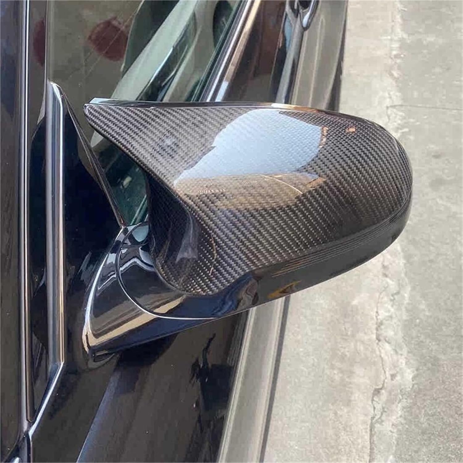 カーボンファイバーサイドビュー M ルックウイングミラーカバーキャップ F87 M2 M2C 用、100% 十分にテスト済み