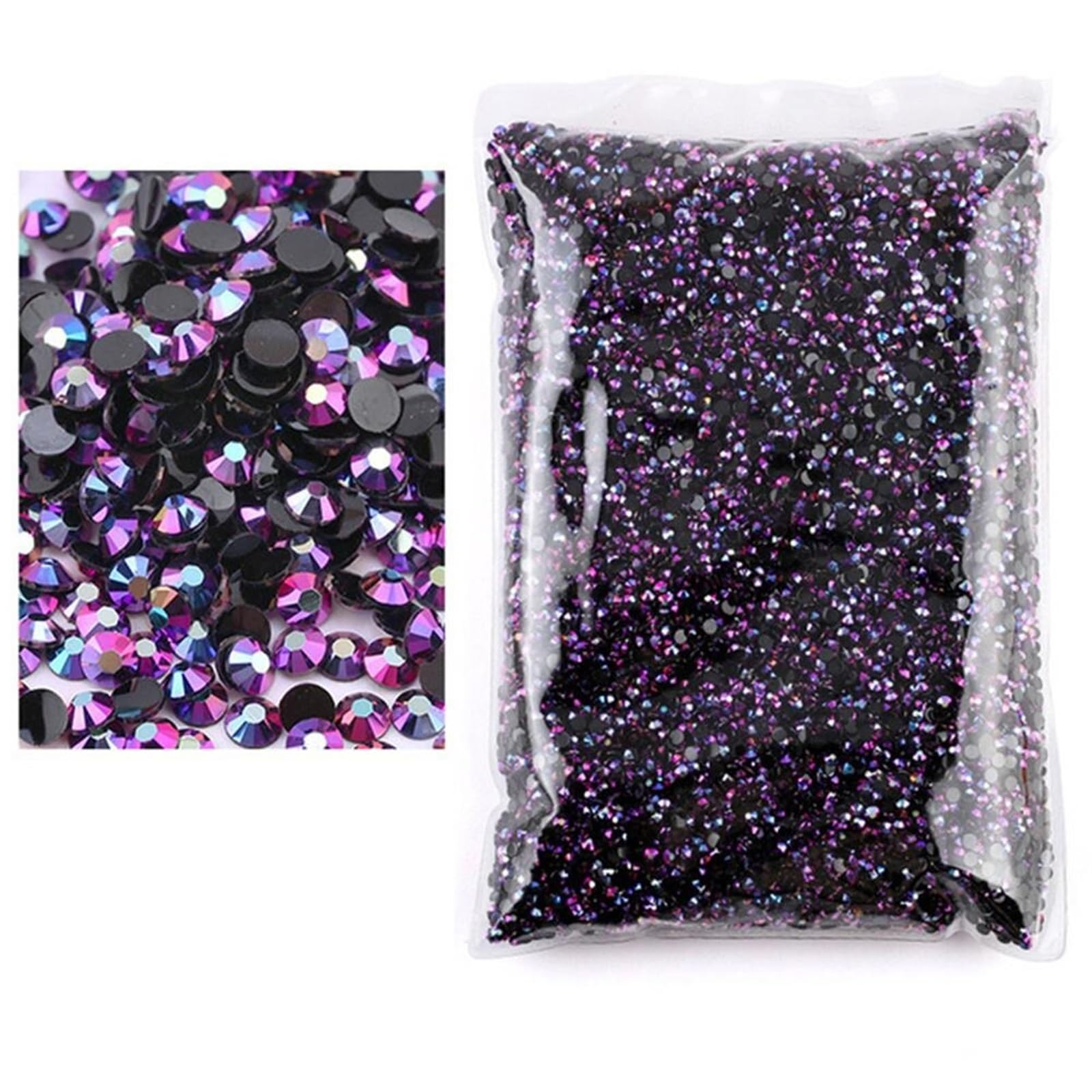 Strass Non correcteurs JetAB Purple SS20 5mm pour customisation créative