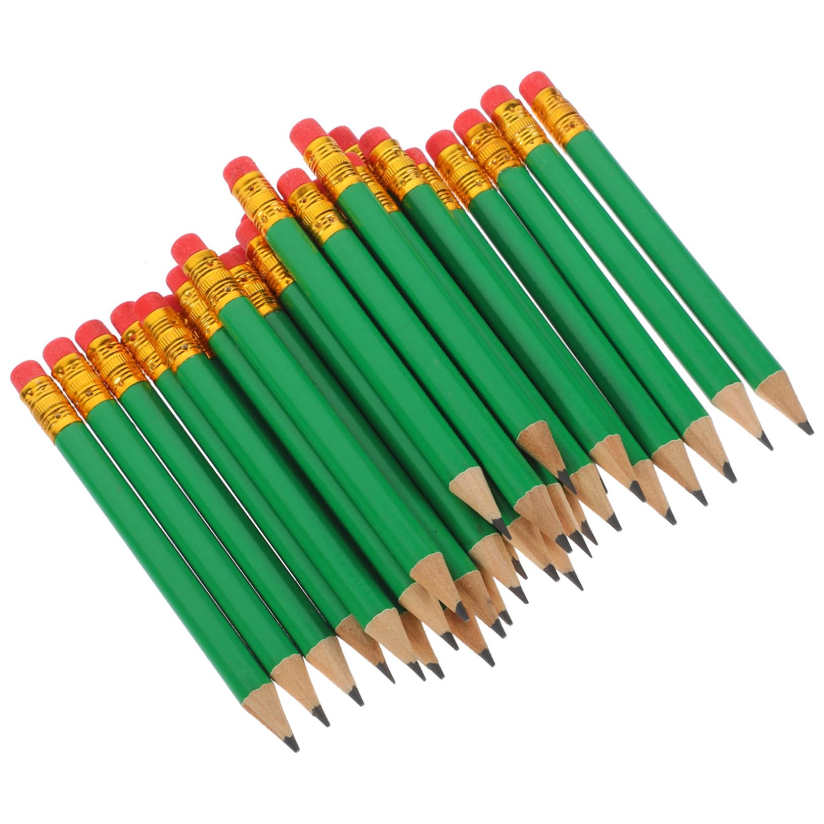 Tofficu 5 Sätze Kurzer Bleistift Holzkohle Klein Mini Bleistifte Graphit Hb Pencil Schreibutensilien Druckbleistift Set Holzstifte Tragbare Schreibstifte Für Studenten Green 72 Stück * 5