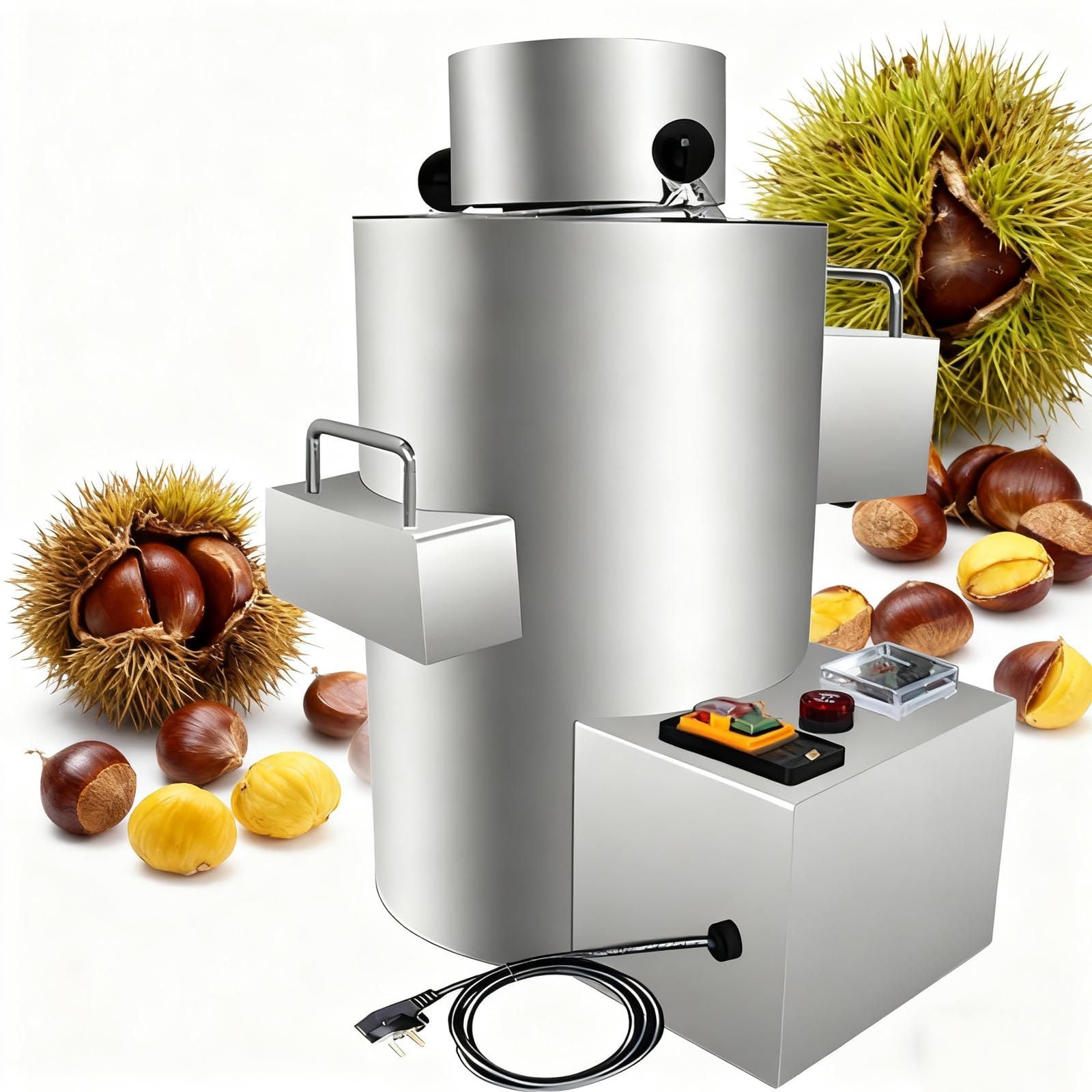 GTHTUHFD Automatic Chestnut Sheller Machine, High Capacity Electric Nut Peeler For Commercial Use In Restaurants And Food Trucks,C220v