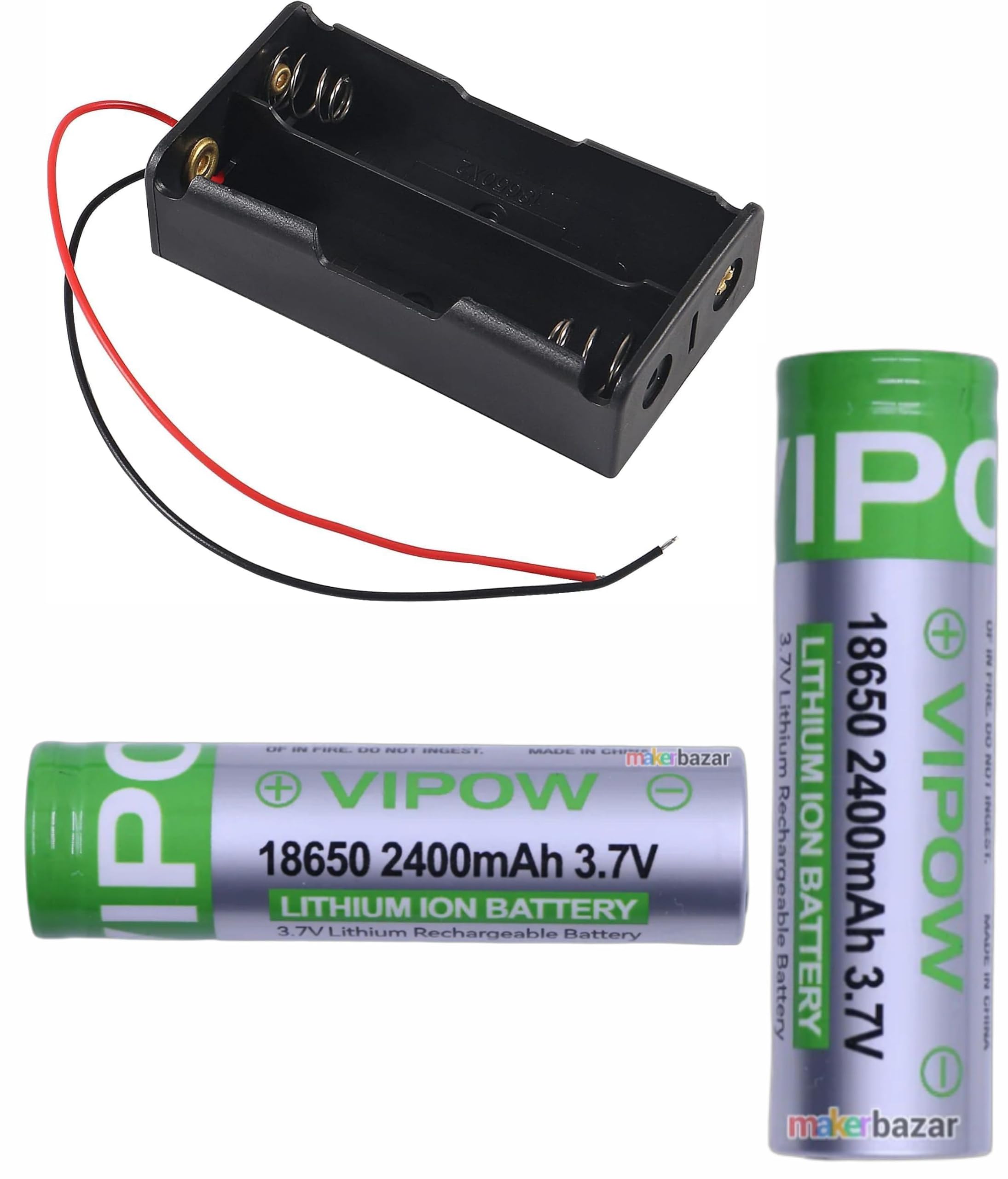 18650 Double Slot Battery Holder Box with 3.7V 2400mAh Lithium Ion Batteries-image-41