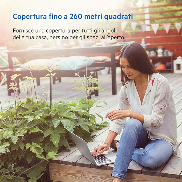 Linksys MX4200 EU Sistema WiFi 6 Mesh per Casa Serie Tri Band Velop MX4200 RouterExtender WiFi AX4200 Copertura fino a 260 m Confezione da 1 Bianco