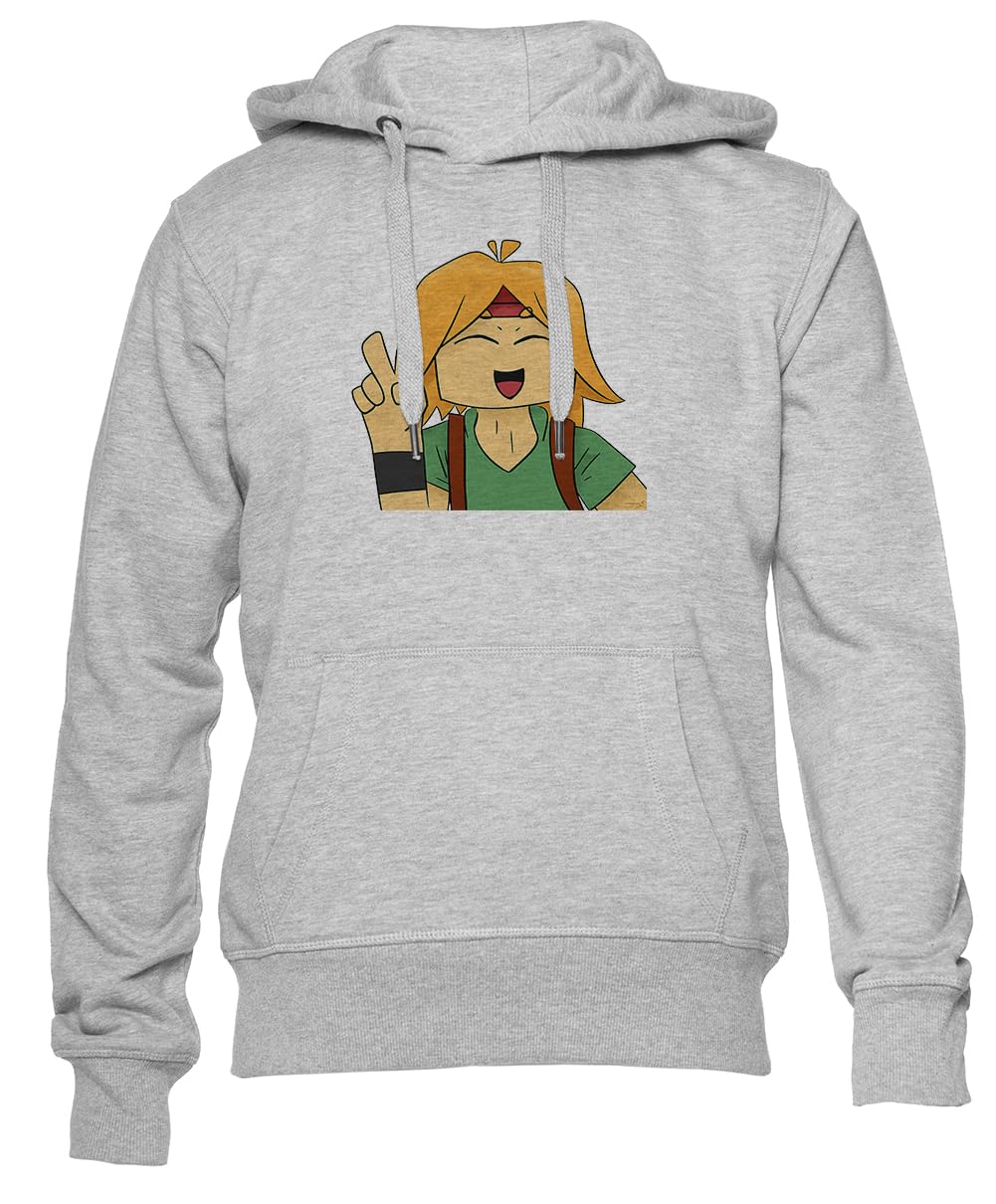 Newtee Souka Felpa Unisex Grigia con Collo Giro Unisex Grey Hoodie Crewneck