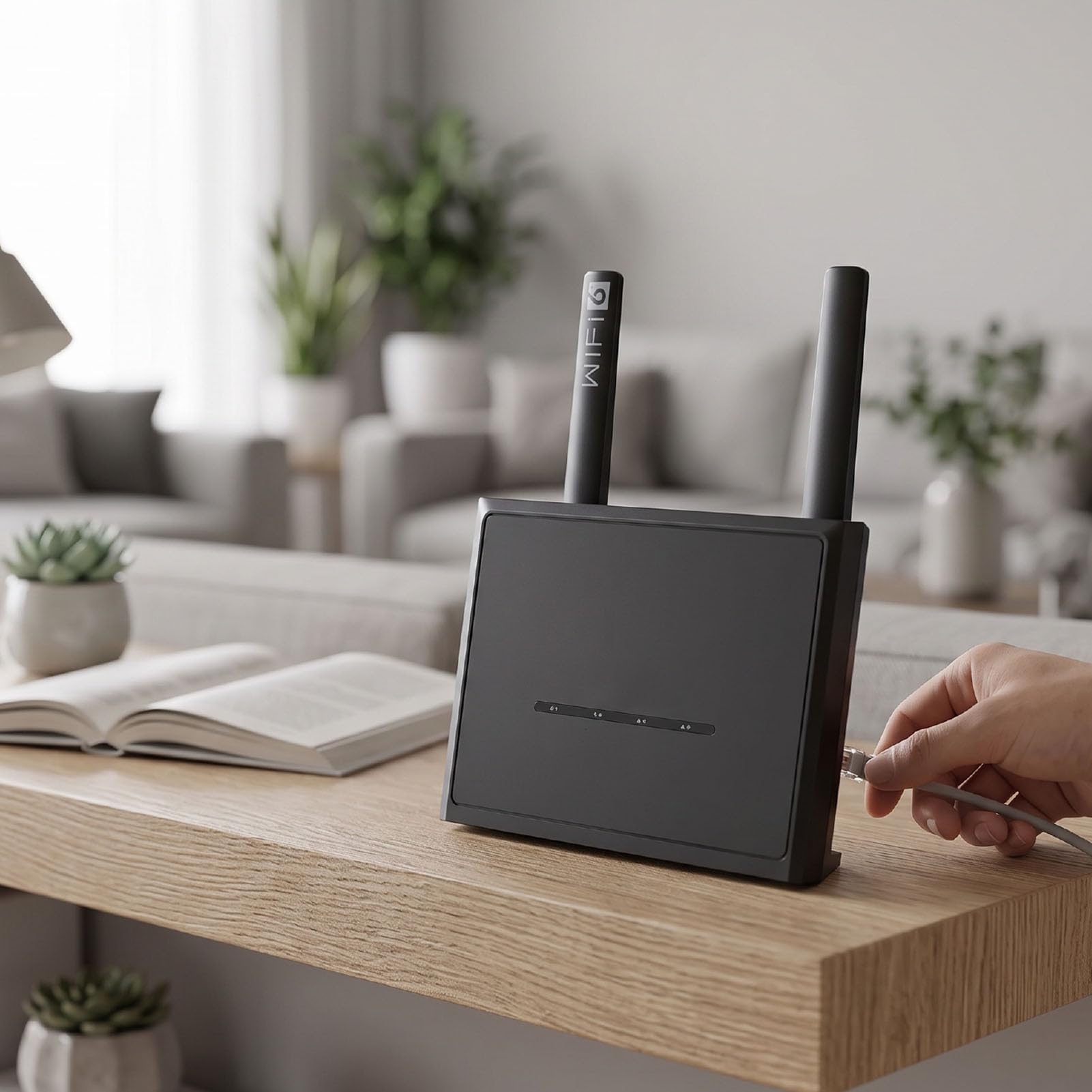 Enrutador de Viaje Portátil Wi Fi 6 (Enchufe de la UE)