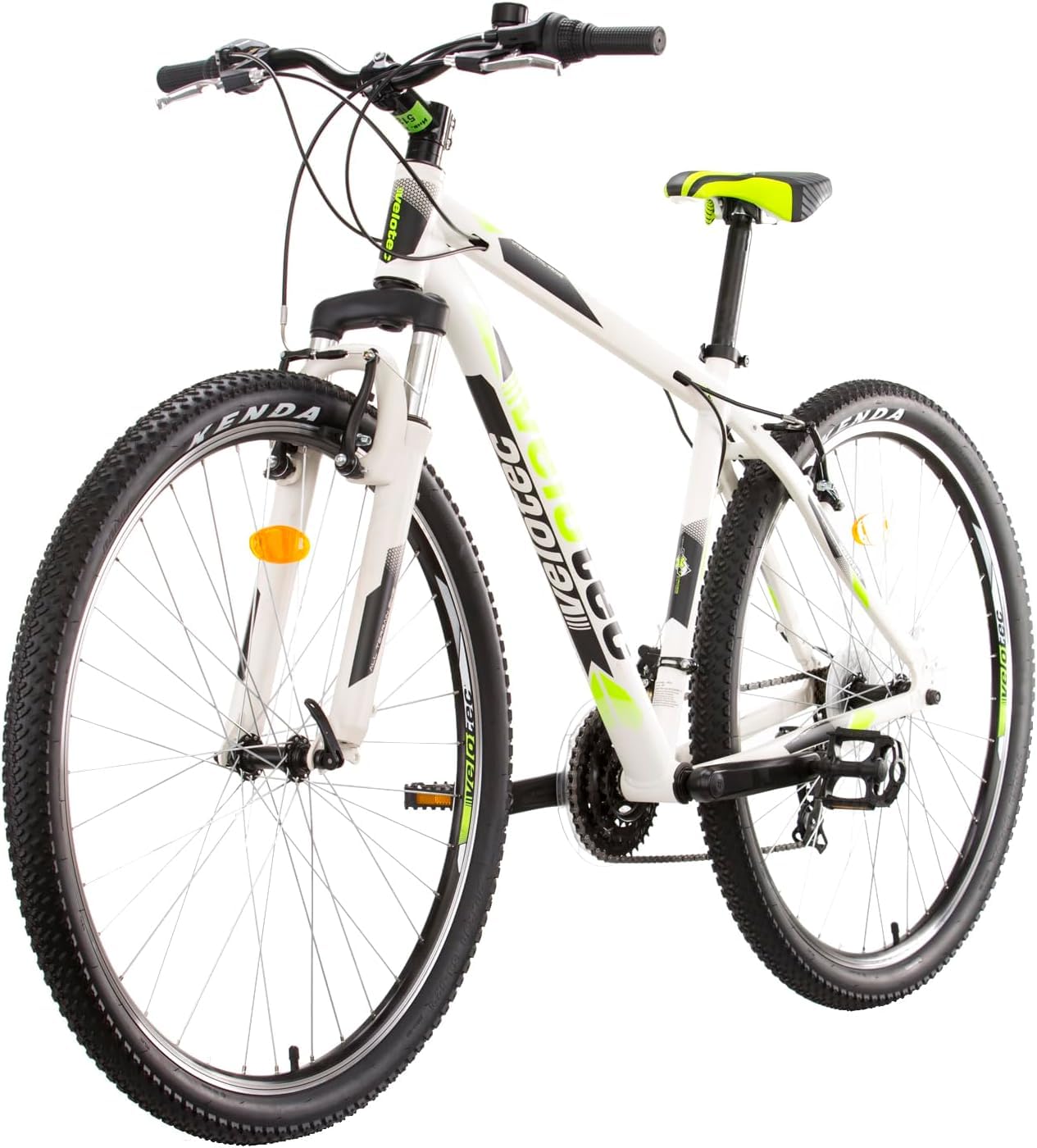 Multibrand Velotec PRO Mountain Bike in alluminio da 26/27.5/29 pollici, V-Brake, unisex, adatta per 155–190 cm