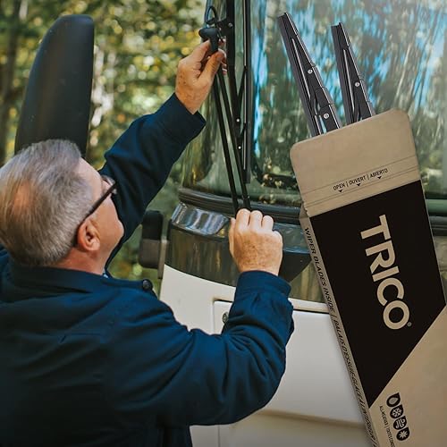 Miniatura 3 de TRICO RV - Paquete de 2 limpiaparabrisas de repuesto resistentes y automotrices de 40 pulgadas con accesorio ancho de sillín (67-4040-1)