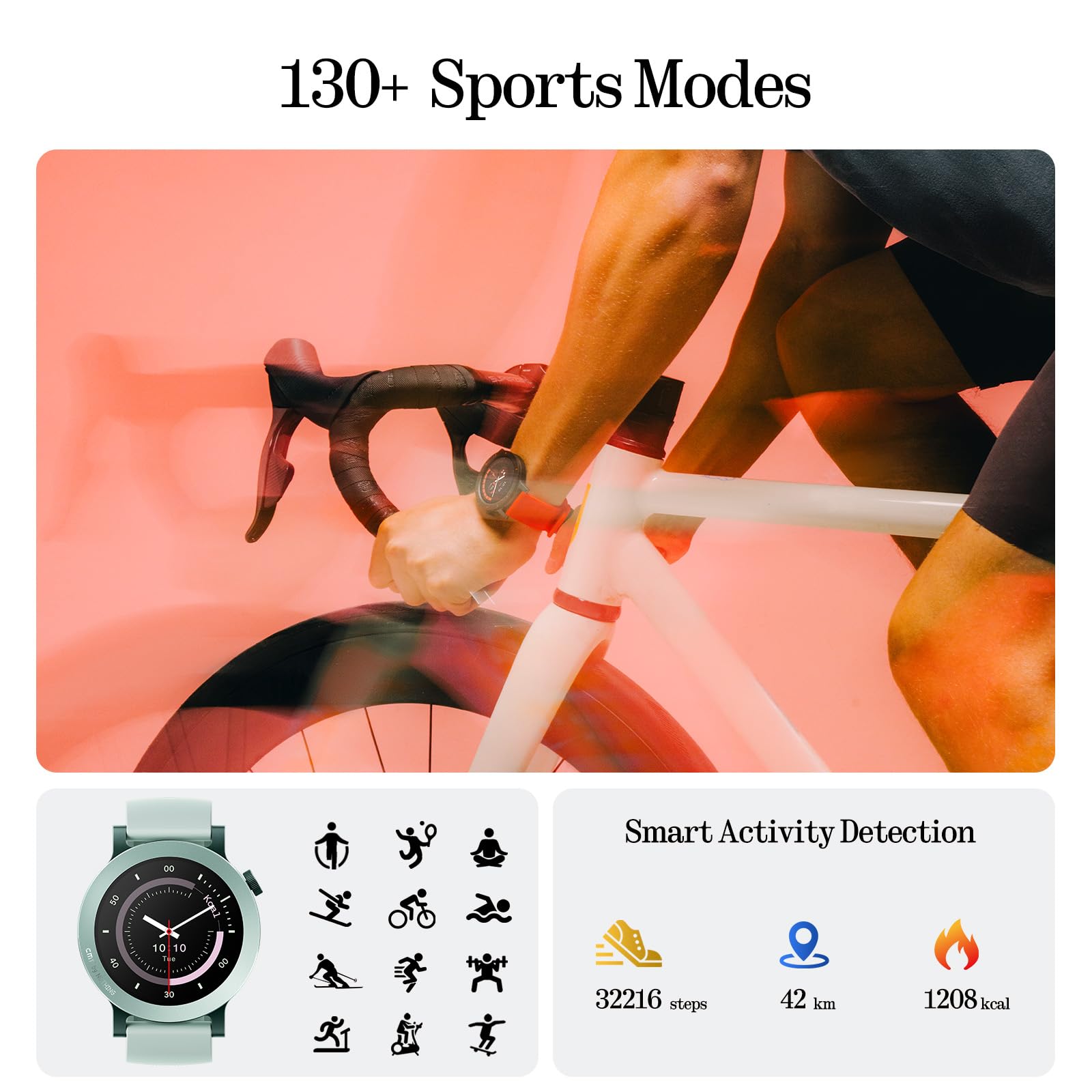CMF Watch 3 Pro – Smartwatch con Display AMOLED da 1,43", 13 giorni di autonomia, Dual-band GPS integrato, chiamate Bluetooth e monitoraggio della frequenza cardiaca – Arancione