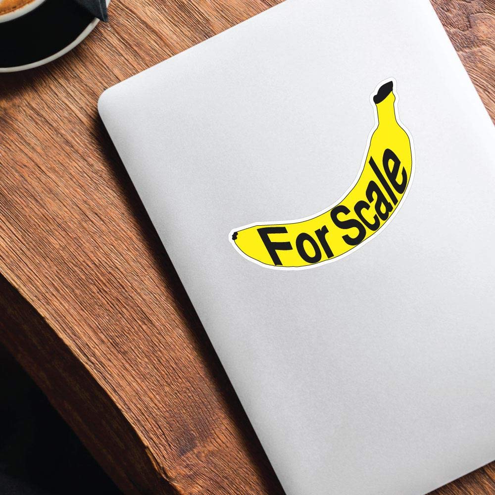 Banana For Scale Sticker Decal Funny Meme Internet : Amazon.co.uk:  Automotive