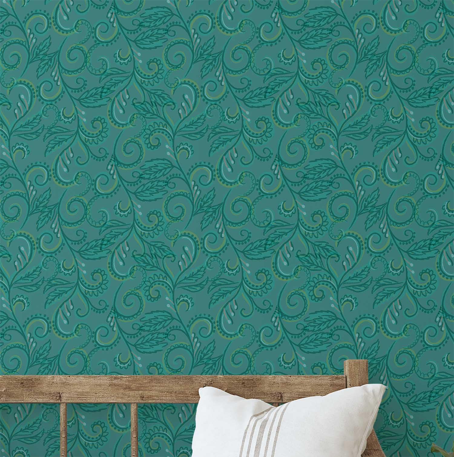 Papier peint amovible pour rénover sans abîmer les murs de chambre