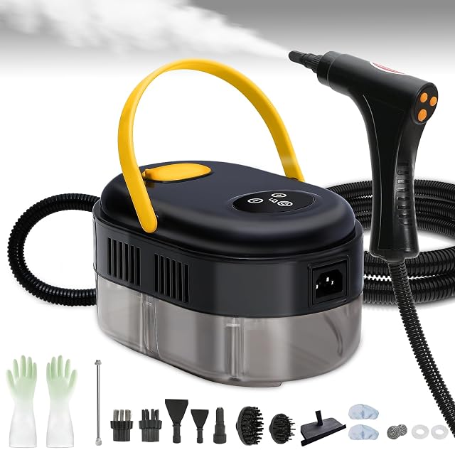 Steam Cleaner For Home 6 Level Adjustable Handle Handheld Steam Cleaner 2500w Pressurized Steamer For Cleaning 10S Heat-up