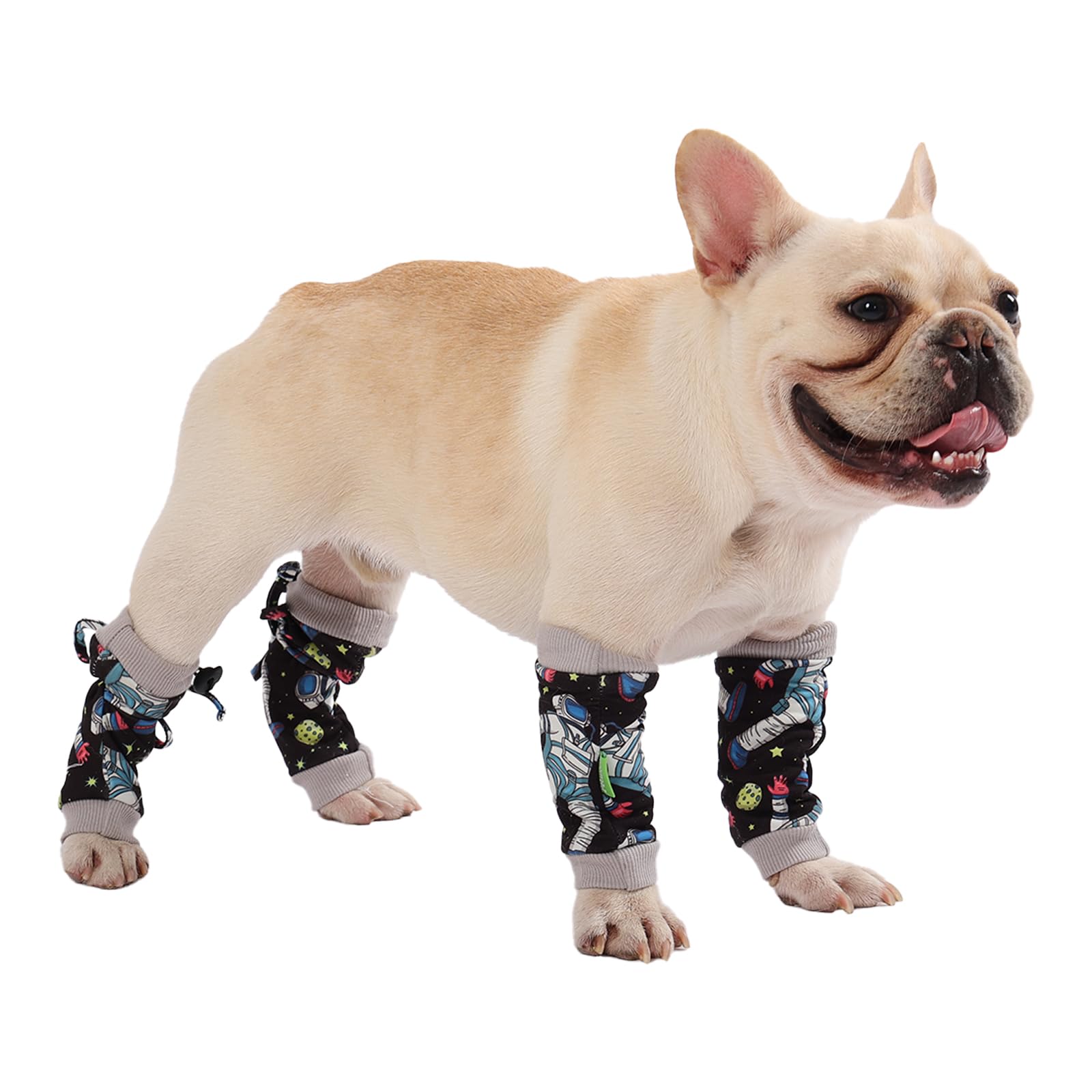 Protections pour pattes de chien enveloppements en coton pour la promenade et le repos quotidien