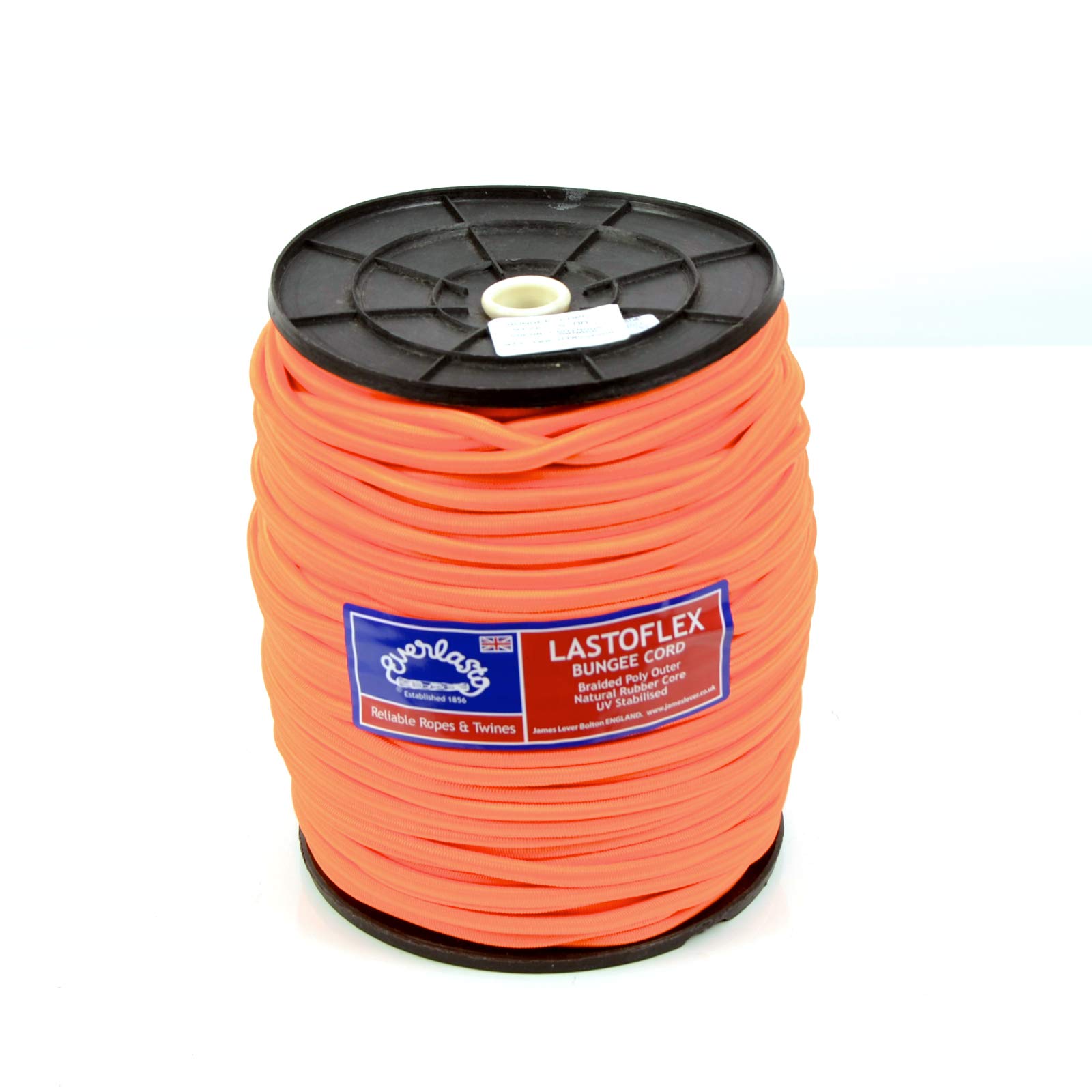 Everlasto Orange Lastoflex Bungee Cord 100M Reels 5Mm 6Mm 8Mm (5Mm)