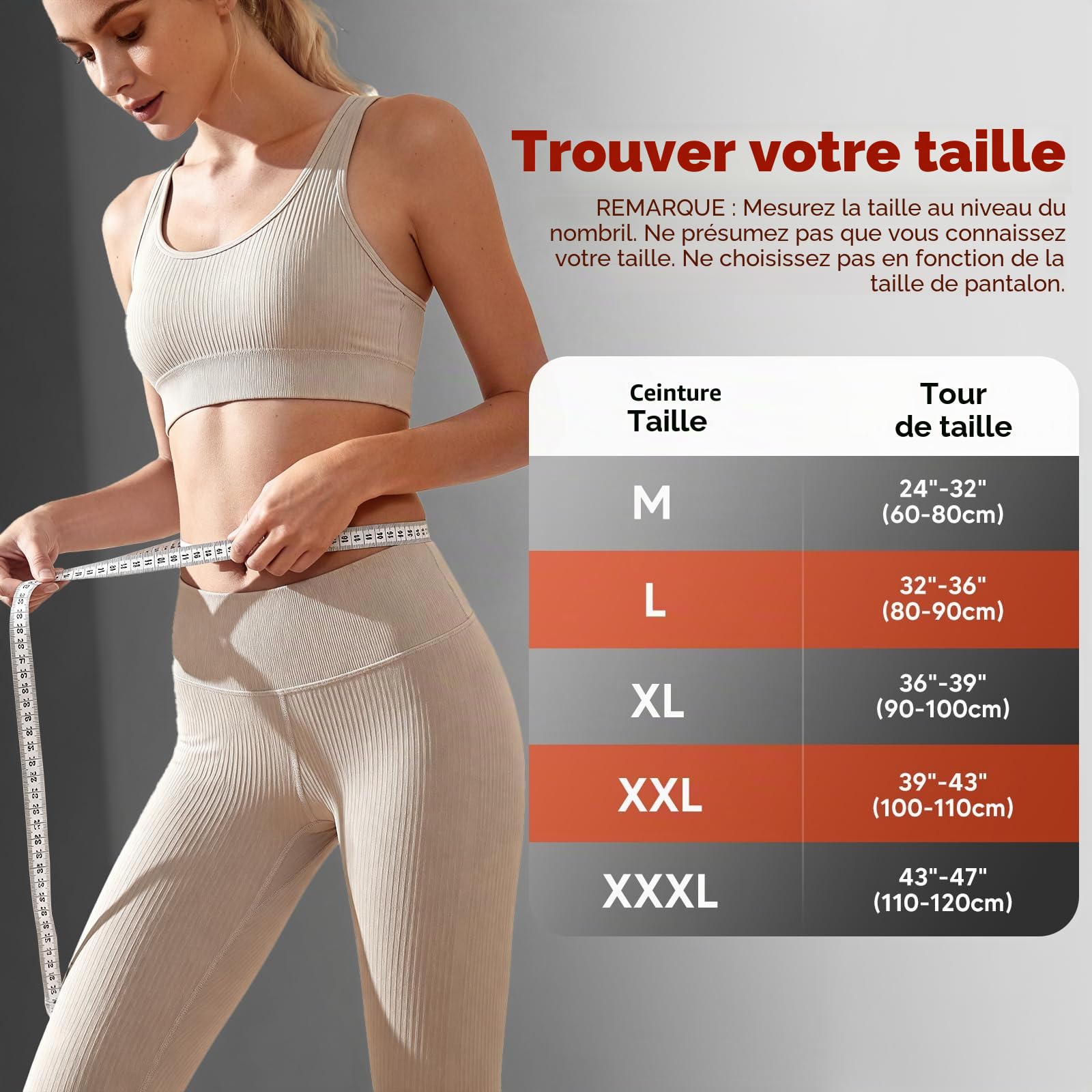 arboleaf Ceinture Lombaire Chauffante, 3 Températures (40/50/60°C) | Ceinture de Soutien Lombaire, 8 Bandes de Pression et Système 4D Avancé, Conception Respirante - Taille XXL (100-115cm)