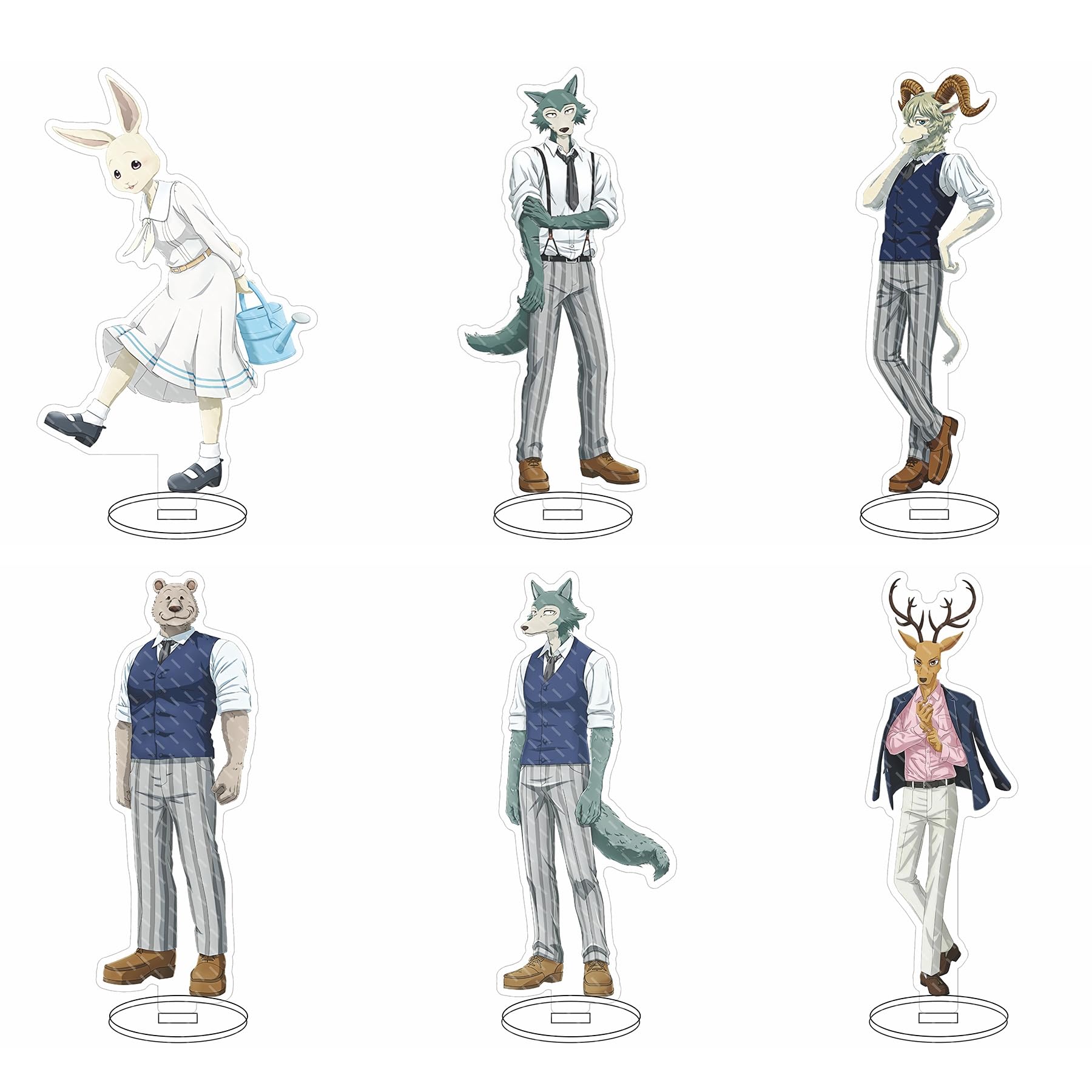 Amazon.co.jp: DFDG BEASTARS レゴシ ハル ルイ アクリルスタンド 漫画 
