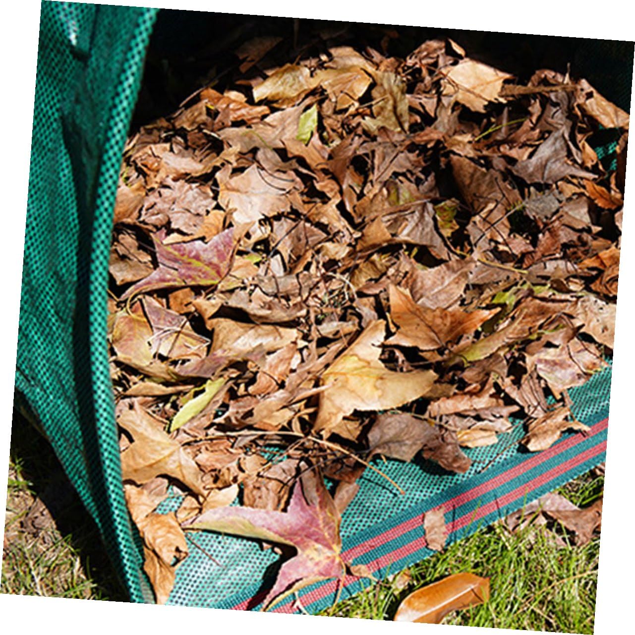 Hemobllo Sacco da Giardino Riutilizzabile Grande Capacità con Manici Resistenti e Portatile per Raccolta Foglie e Rifiuti Esterni