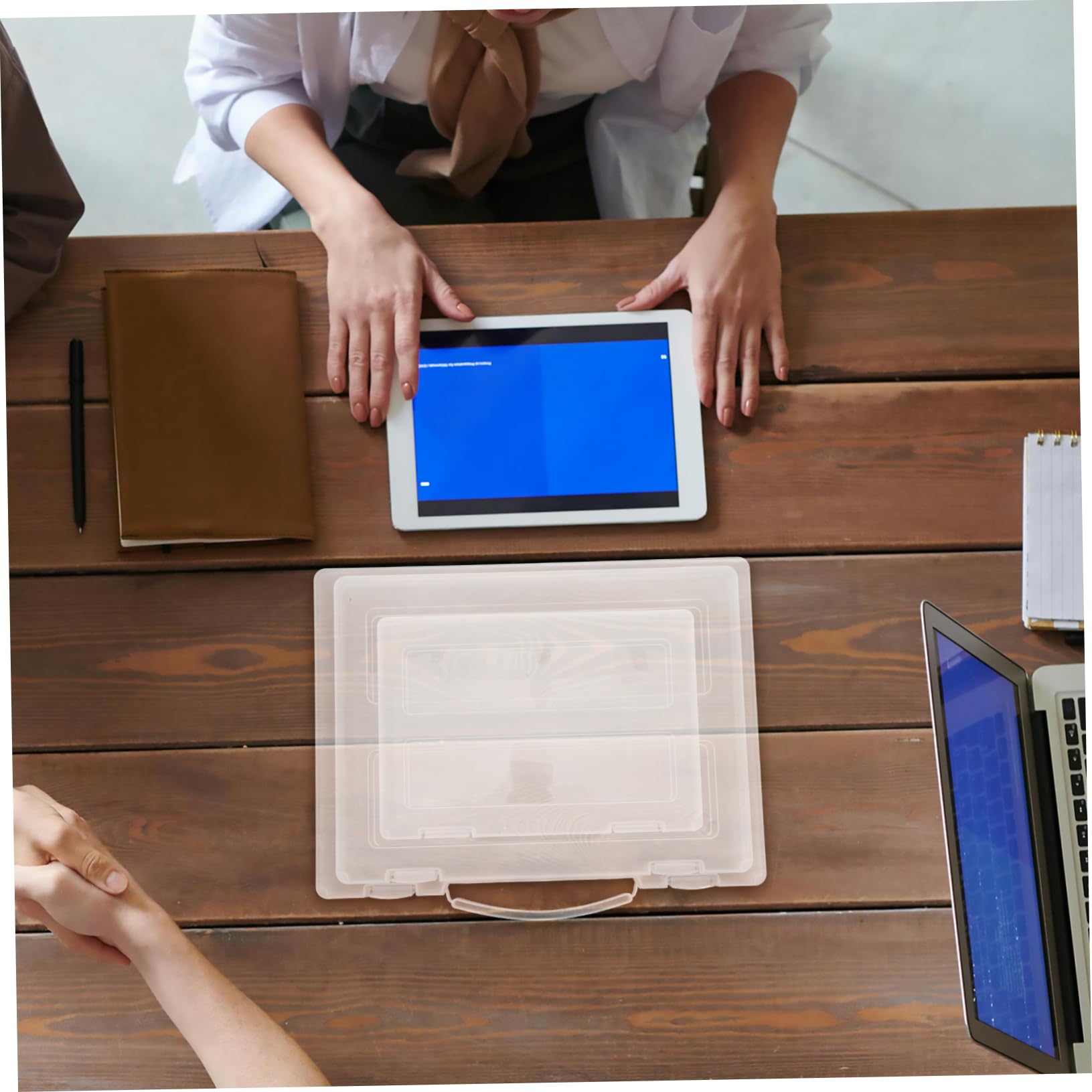 3 Stück Transparente Dokumentenboxen mit Deckel für A4 und A5 Pp Sichere Verschlusslösung für Büro Schule und Zuhause