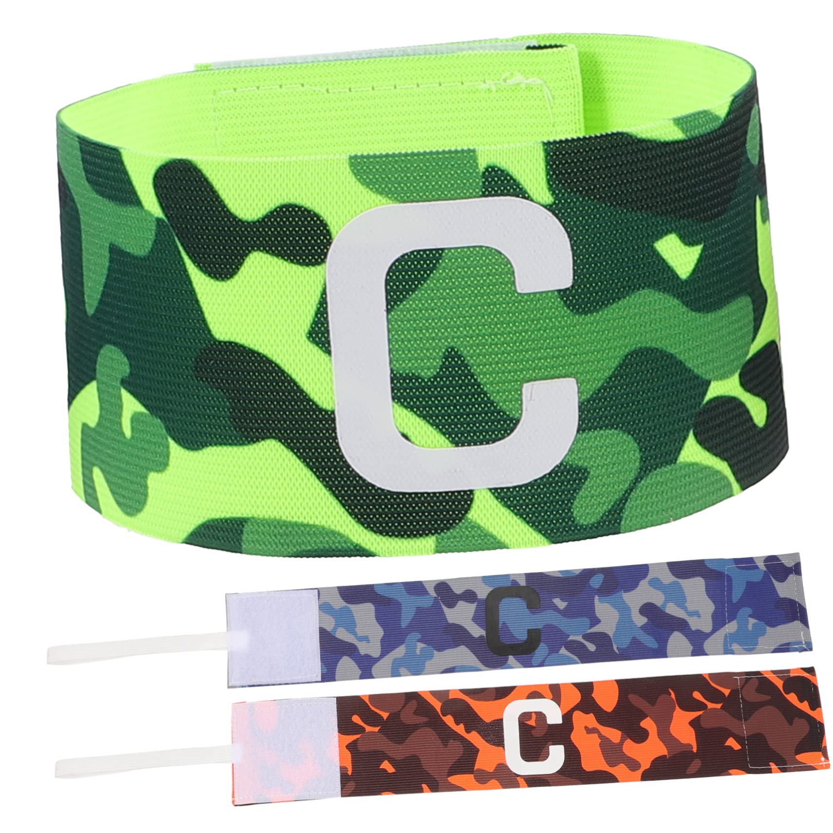 Abaodam Fascia da di Calcio Manica della Fascia Elastica del Braccio Sport Fascia da Elastico da Calcio Fascia da Junior Capitani Bande Nylon