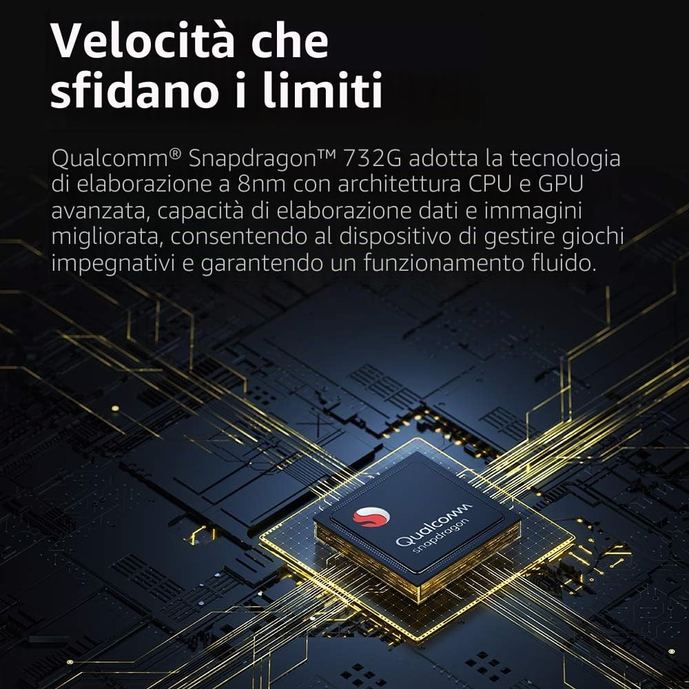 XIAOMI Redmi Note 10 Pro Smartphone RAM 6GB ROM 64GB 6.67" 120Hz AMOLED DotDisplay 108MP Wide-Angle Fotocamera 5020mAh (typ) Batteria NFC Dual SIM Card Oro [Versione Italiana]