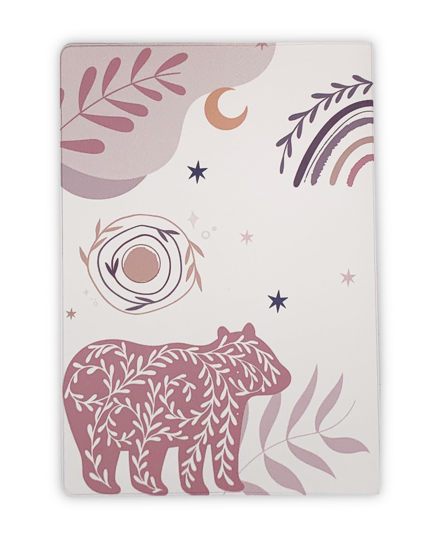Nemau - Protège Carnet de Santé Enfant et Adulte – Housse Souple Lavable – Format Universel – Motifs Modernes – Étui de Protection Durable pour Carnet Médical – Idée Cadeau - Modèle Boho