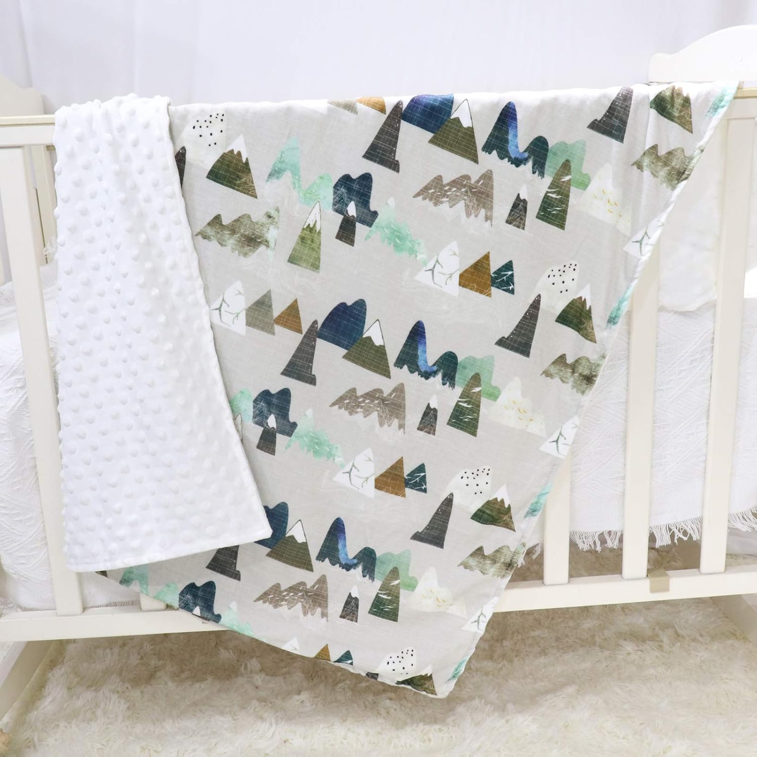 TANOFAR Baby Blankets, Adventure Mountains Fleece Toddler