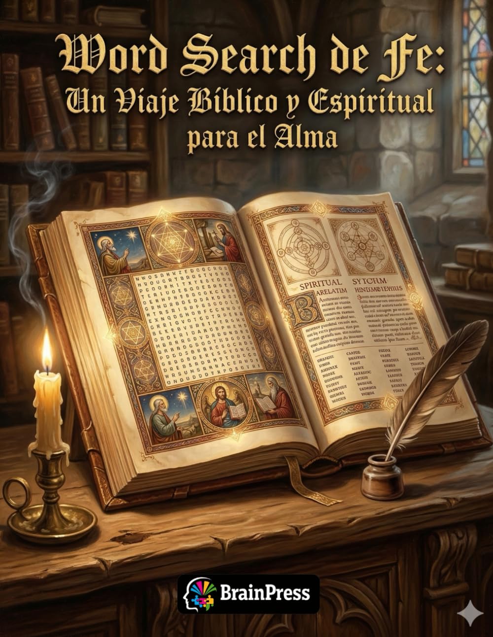 Words Search de Fe: Un Viaje Bíblico y Espiritual para el Alma: Medita, Descubre y Disfruta con Palabras de Inspiración Cristiana