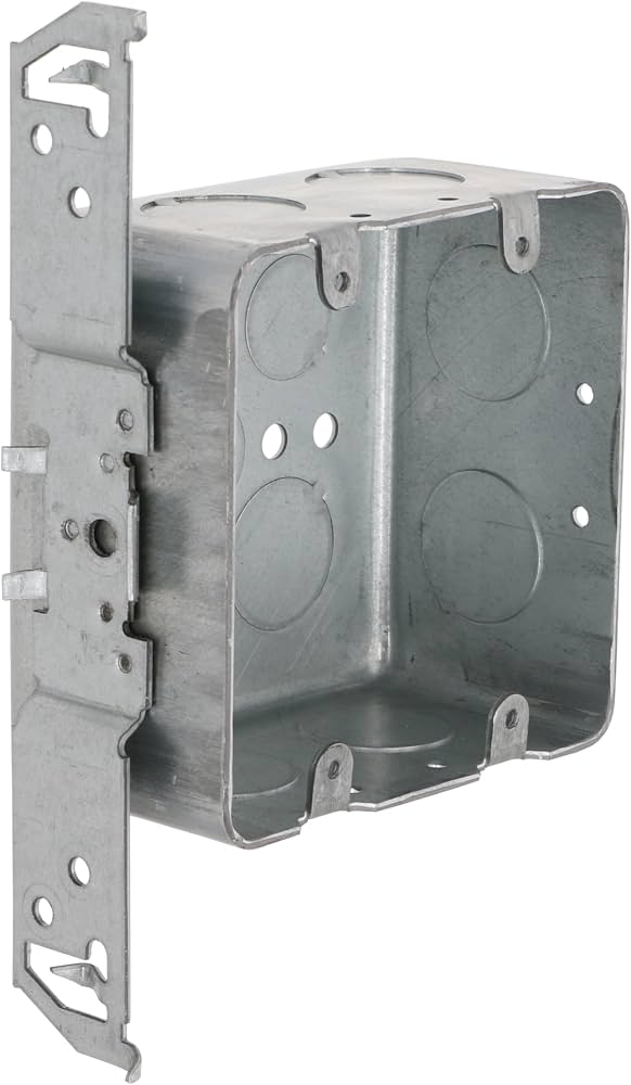 Hubbell Raco 685 2-Device, 2-1/8-Inch Deep, 1/2-Inch and 3/4-Inch