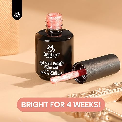 Miniatura 212 de Beetles - Esmalte de uñas en gel de 0.5 onzas fluidas (15ml), curado con lámpara LED, extracción por remojo, para arte de uñas, estética