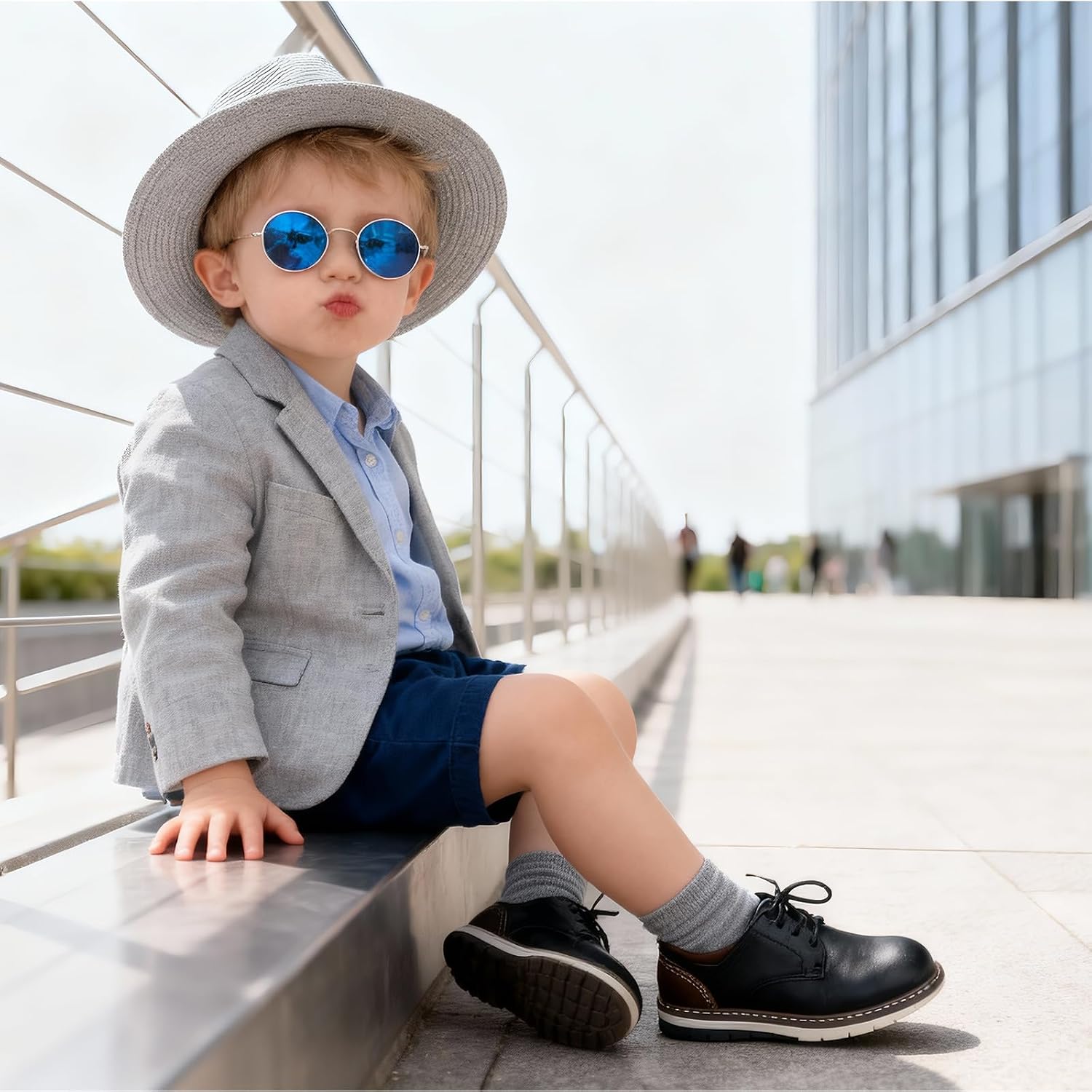 Marcport Boy’s Casual Dress Oxford Shoes – Comfort Formal Uniform Sneaker for School & Daily Wear
