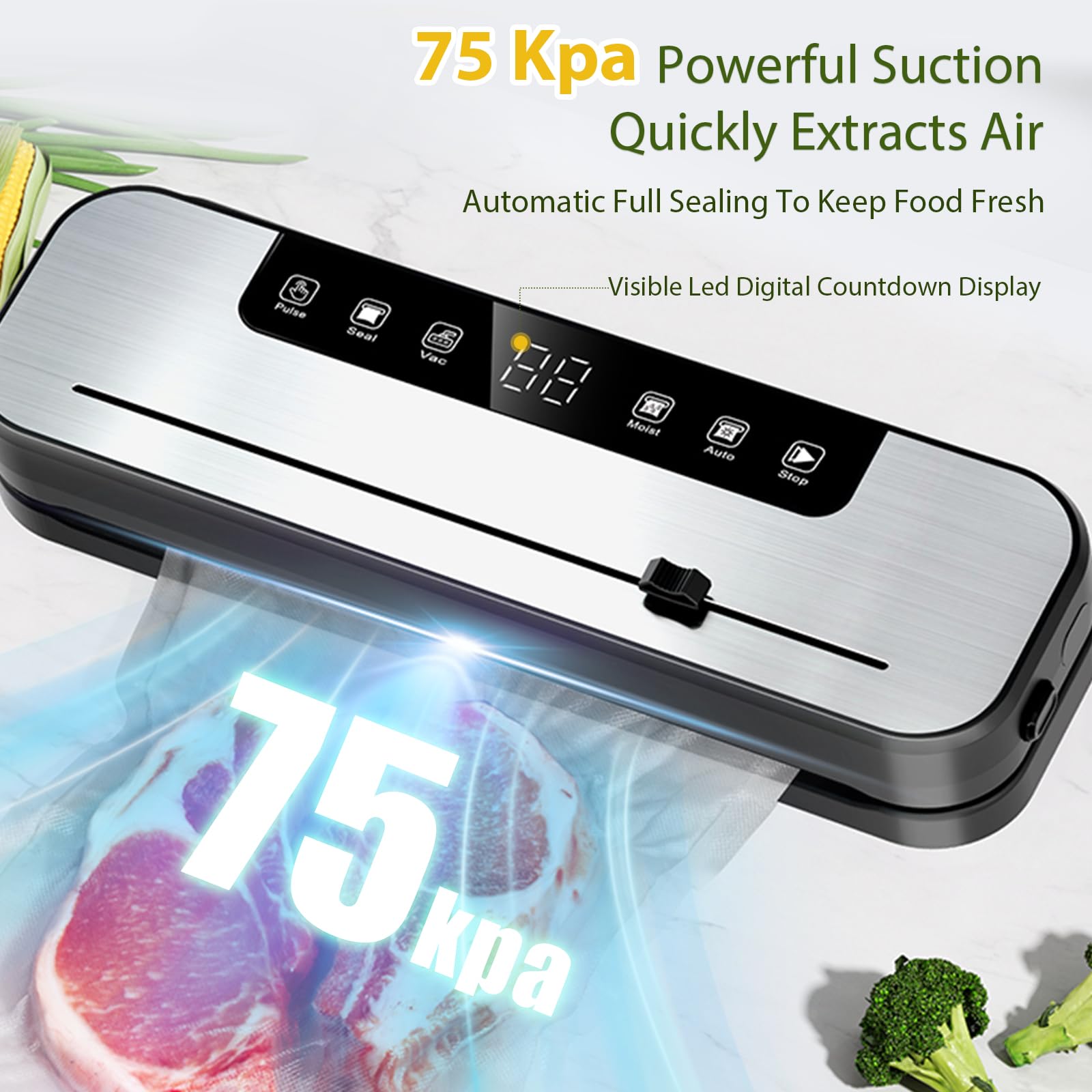 Chaneau Machine Sous Vide Alimentaire Emballage Sous Vide Appareil De Mise Sous Vide 30cm Barre De Joint Vacuum Sealer Machine Sous Vide Alimentaire Dz 260s Fiche Technique Et Prix Au Maroc
