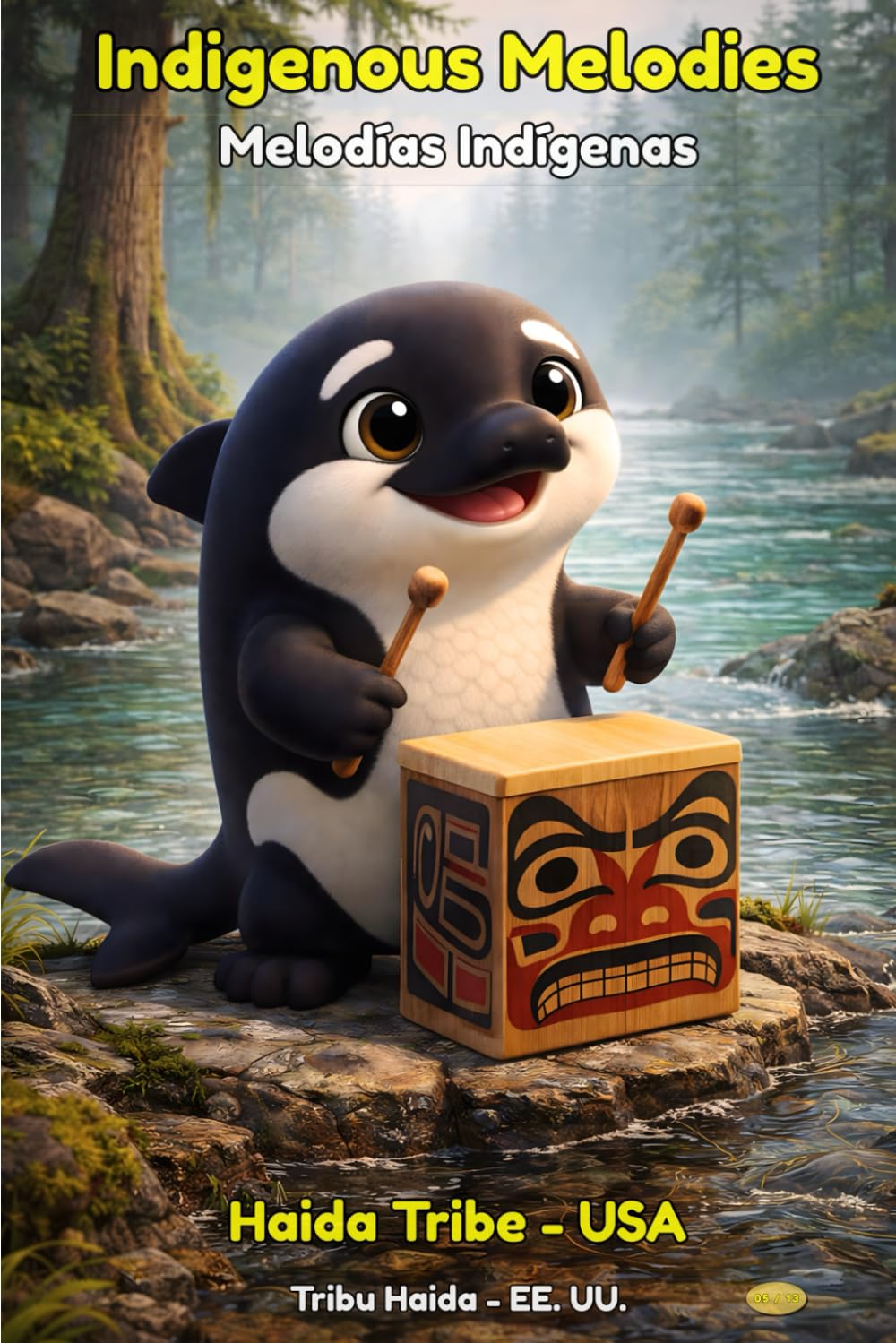 Indigenous Melodies — Haida Tribe: A Native–Inspired Coloring Book for Children