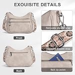 KITEVIUN Crossbody Purse Trendy Vegan Leather Crossbody Bag for Women with Adjustable Strap Women's Shoulder Handbag