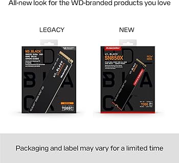 【新品・未開封】WD SN850X 1TB Nvme SSD Gen.4 WD_BLACK SN850X NVMe SSD 4 TB interne SSD Schwarz: Amazon.de