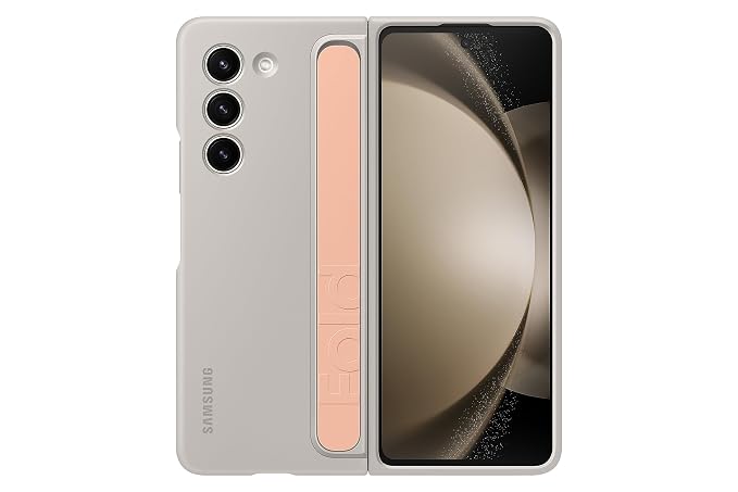 Samsung Galaxy Fold5 Standing Case with Strap, Sand