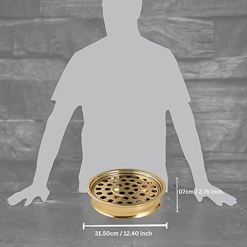 Miniatura 6 de Mayur Exports Bandejas de comunión de acero inoxidable prémium Bandeja de taza sagrada para iglesias suministros de comunión (espejo de latón)