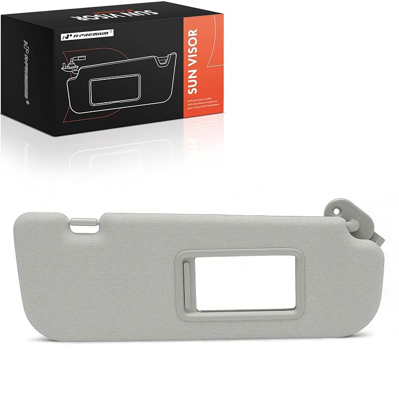 Para-Sol Direito do Passageiro A-Premium para Hyundai Elantra 2011 a 2015, com Espelho