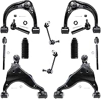 Vista 22 de Detroit Axle - Kit de suspensión completo de 12 unidades para Dodge Ram 1500 4x4 solamente - 2 brazos de control superiores y rótulas, 2 rótulas