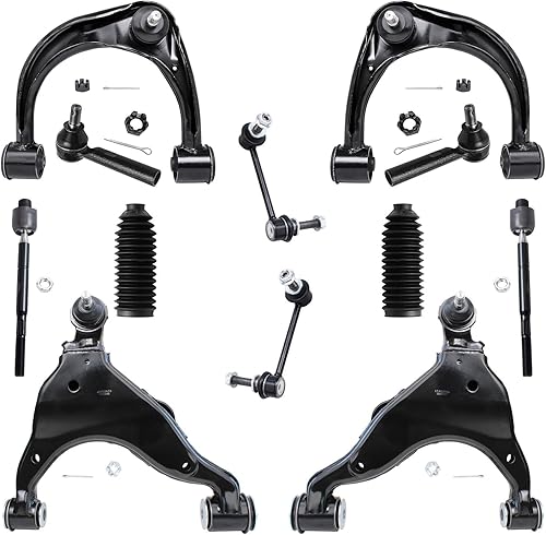 Miniatura 23 de Detroit Axle - Kit de suspensión frontal de 12 piezas para Toyota Corolla 2003 2004 2005 2006 2007 2008, 2 brazos de control inferiores, 2 rótulas