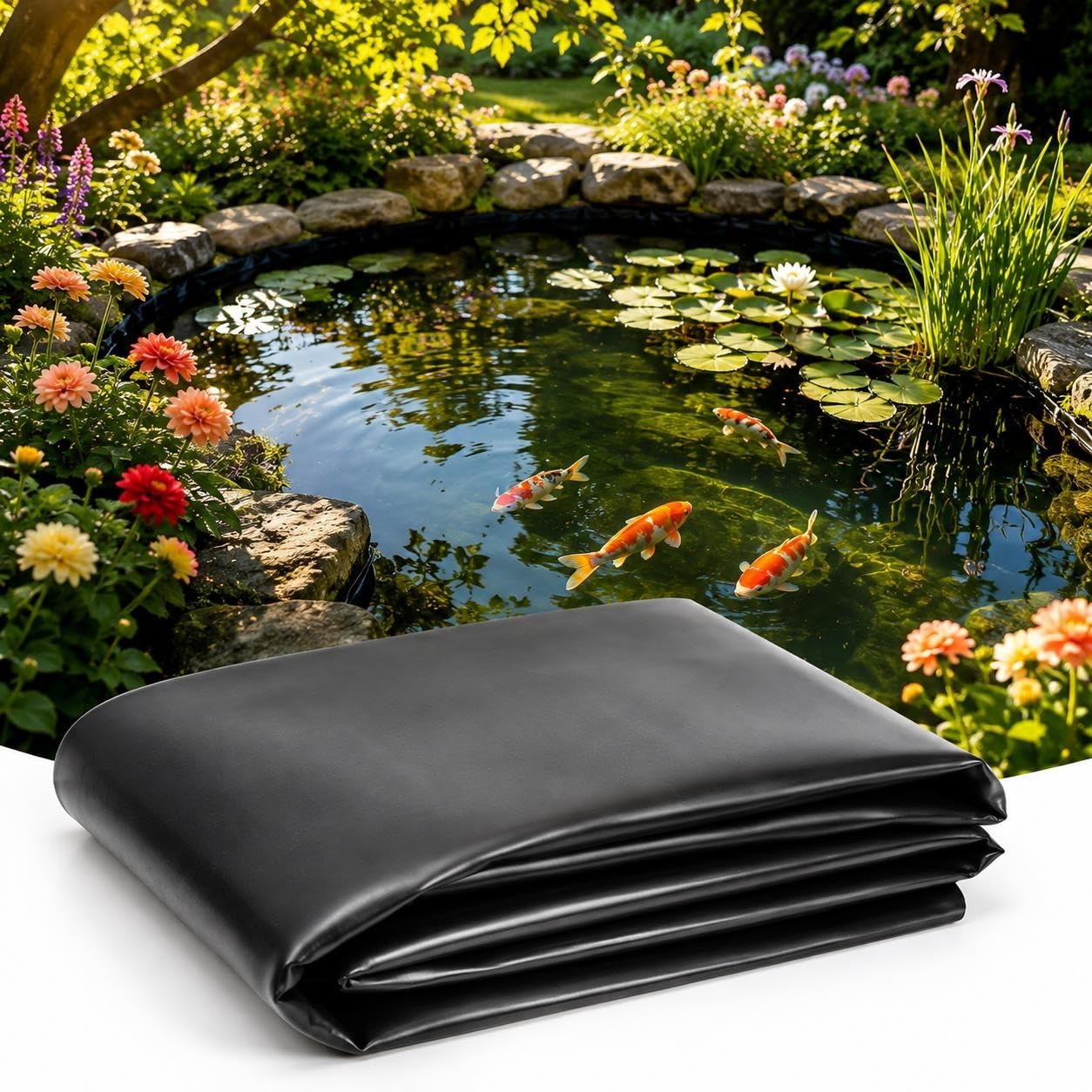 Revestimiento Resistente para estanques, Lona Estanque de HDPE de 0,2 mm