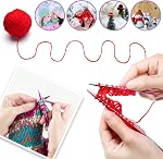 Kit d'aiguilles à tricoter circulaires interchangeables, ensemble d'aiguilles à tricoter circulaires en aluminium de 13 tailles, accessoires et étui, aiguilles à crocheter interchangeables pour le tricot